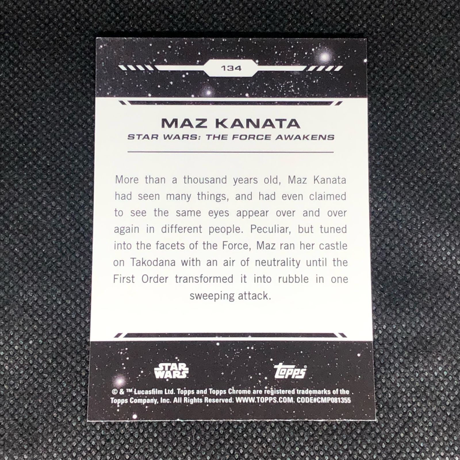 Maz Kanata / マズ・カナタ 2024 トップス クローム スターウォーズ 
