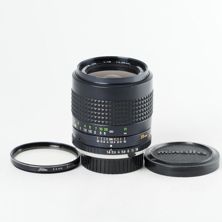 MINOLTA MC W.ROKKOR-HH 35mm f1.8 ミノルタ SR/MDマウント 【公式通販】