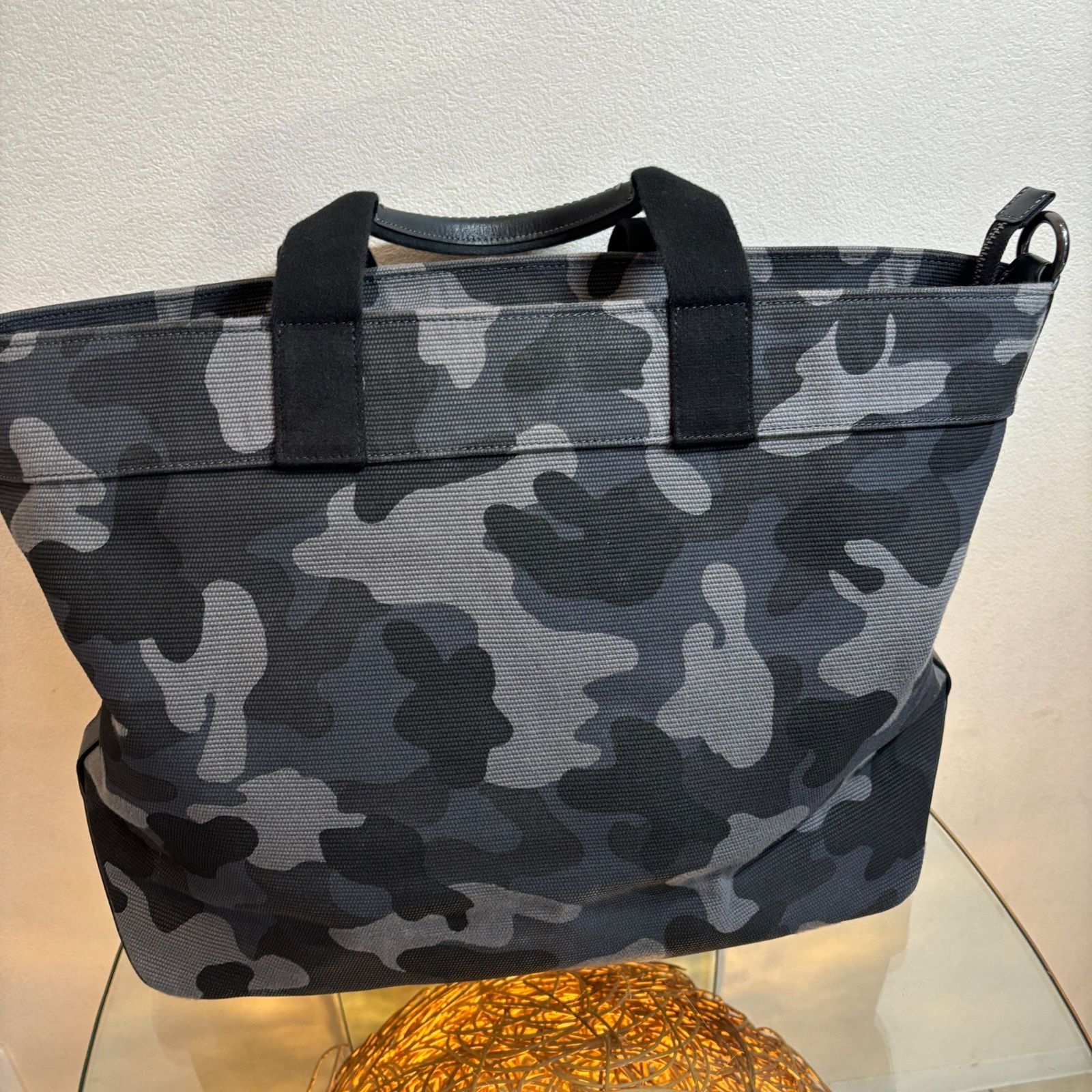 ♣️【値下げ】COACH コーチ　トートバッグ　カモフラ　迷彩　レザー COACH コーチ バッグ キャンバス レザー カモフラージュ 迷彩柄