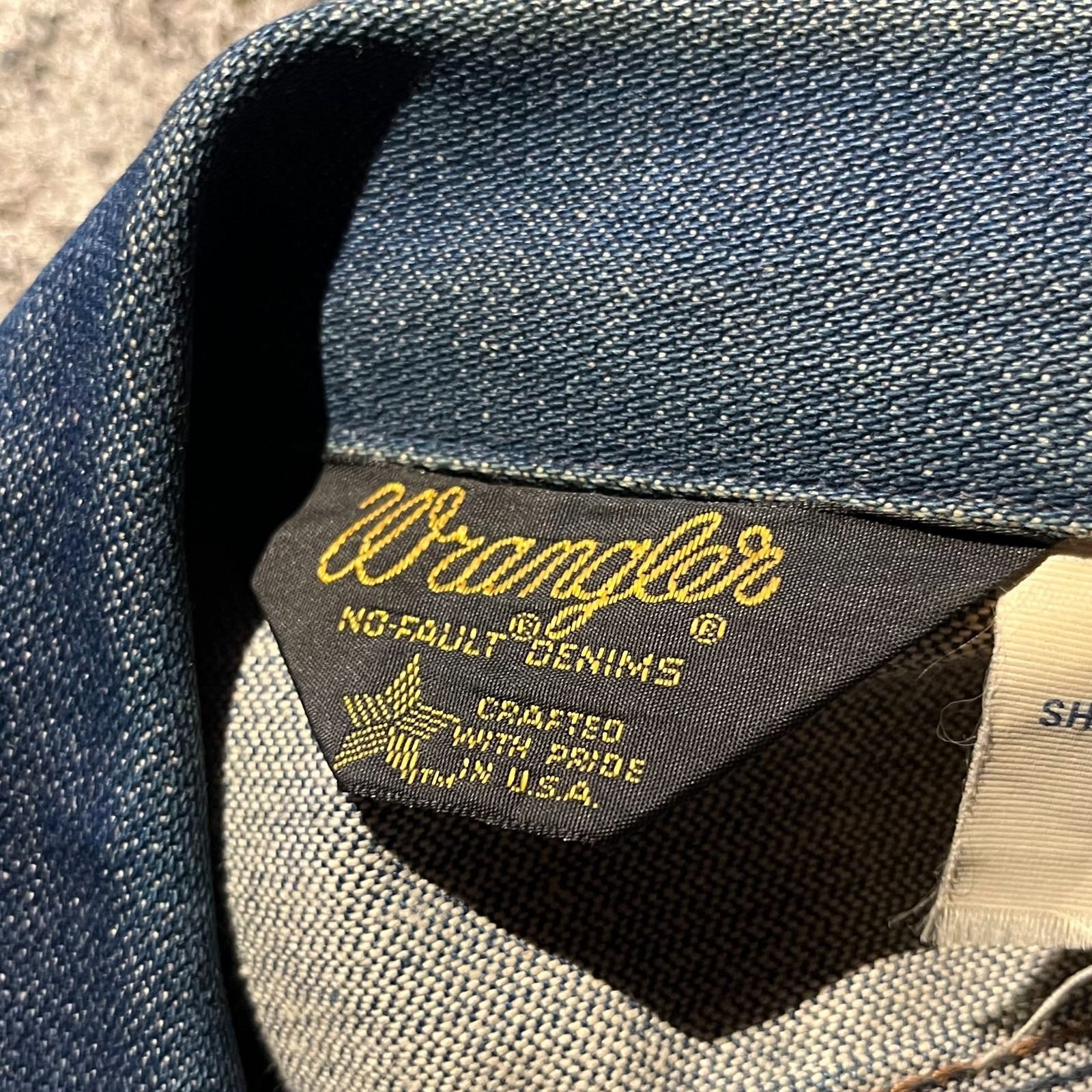 Wrangler 80s USA製 126MJ 三角タグ デニムジャケット Gジャン 34