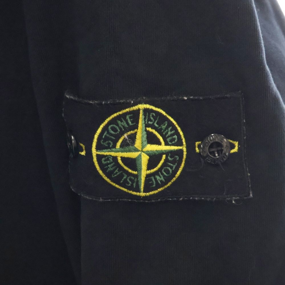 ストーンアイランド黒XXLサイズトレーナースウェット721563051