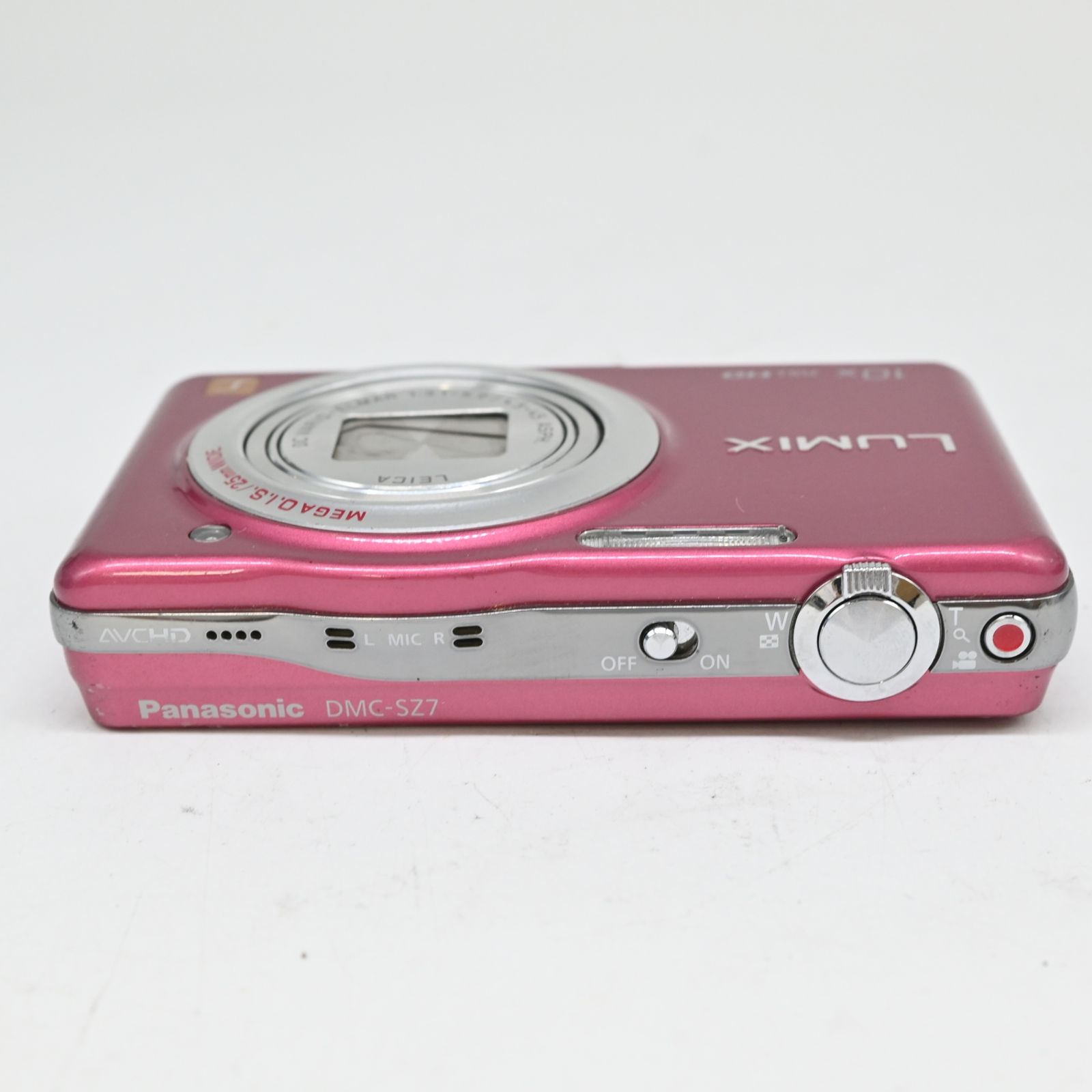 難有品】パナソニック デジタルカメラ ルミックスSZ7 光学10倍 ピンク