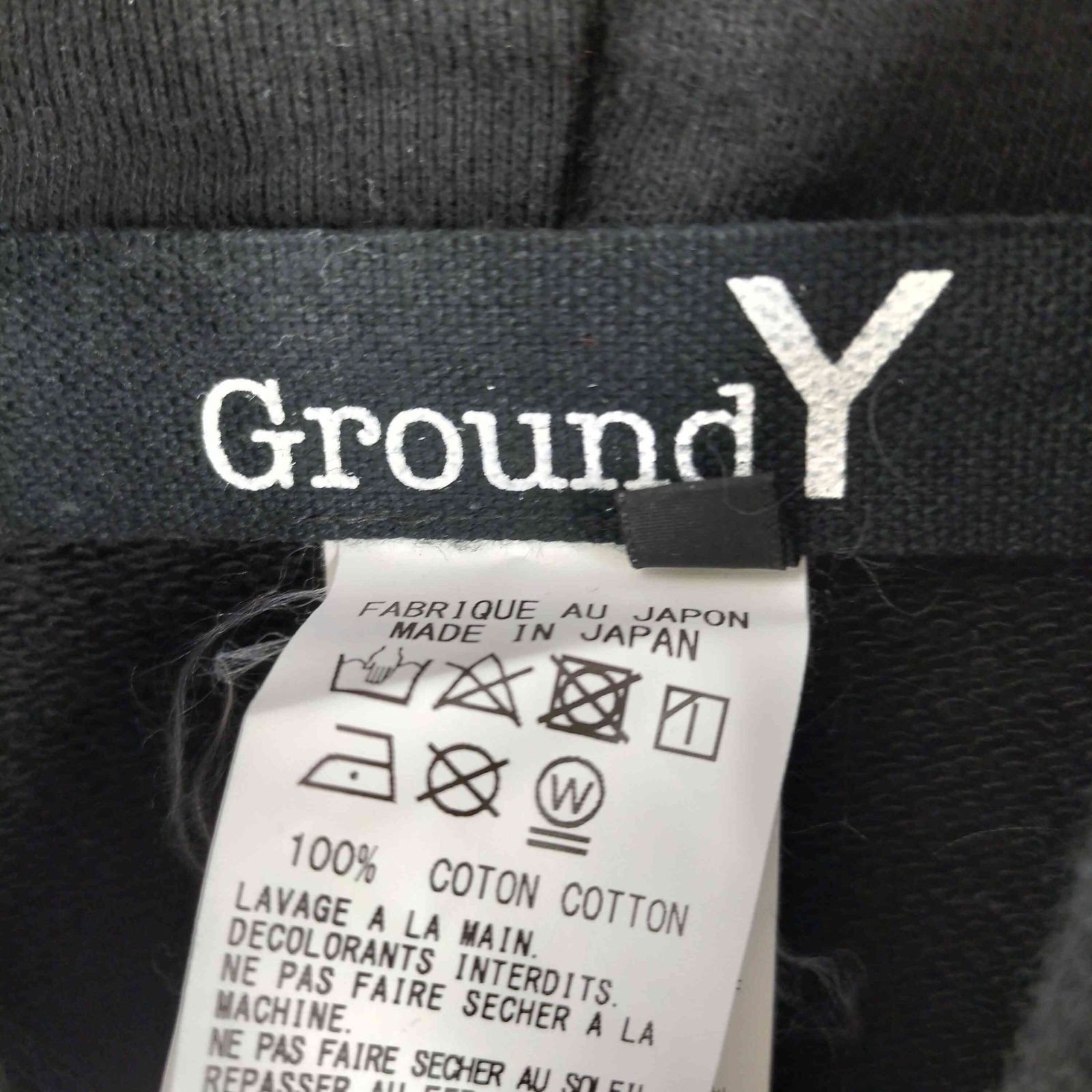 グラウンドワイ Ground Y 20AW 7ORDER Logo Hoodie ロゴプリント