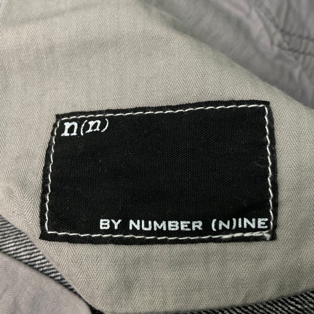 NUMBER (N)INE ナンバーナイン ペイント デニムパンツ ブラック系 5