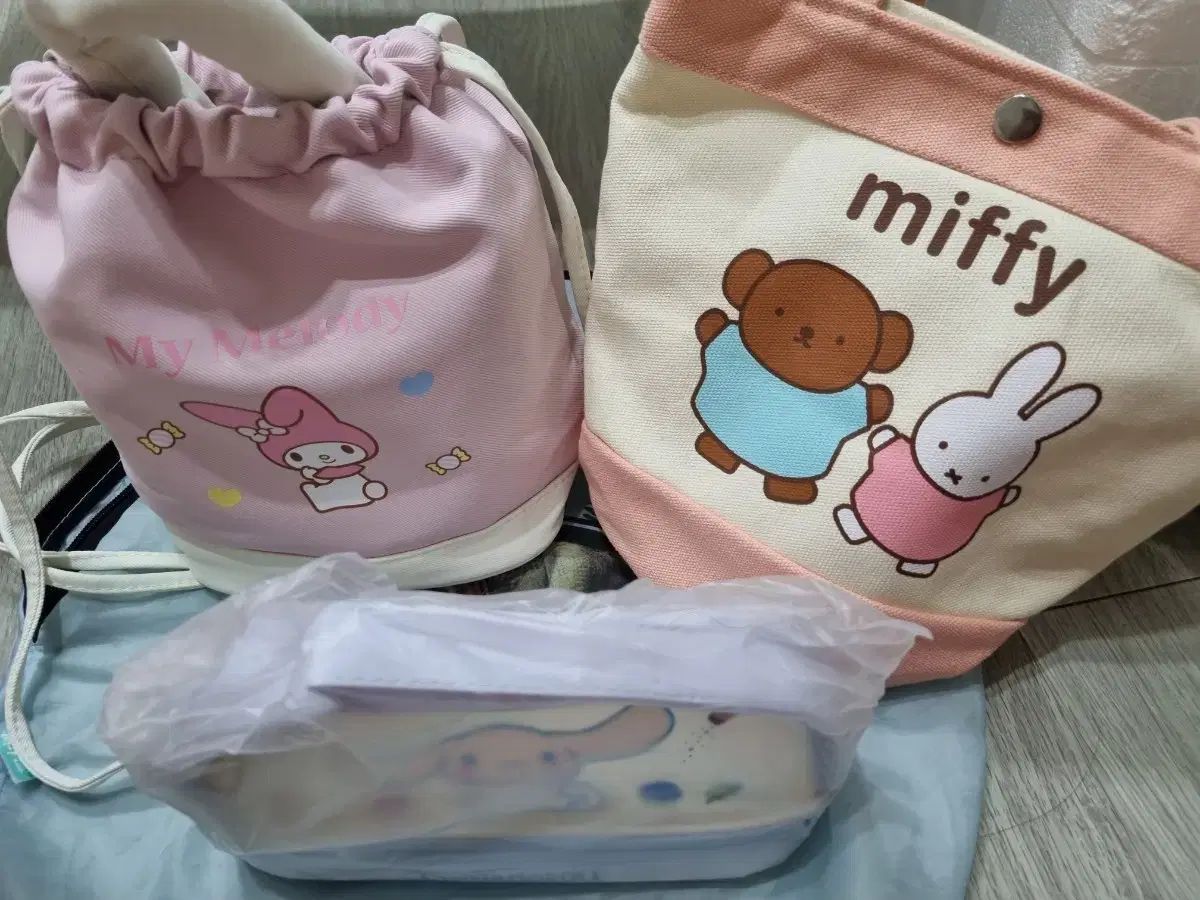 マイメロディ ミッフィー バッグ 弁当 丸のまま セット