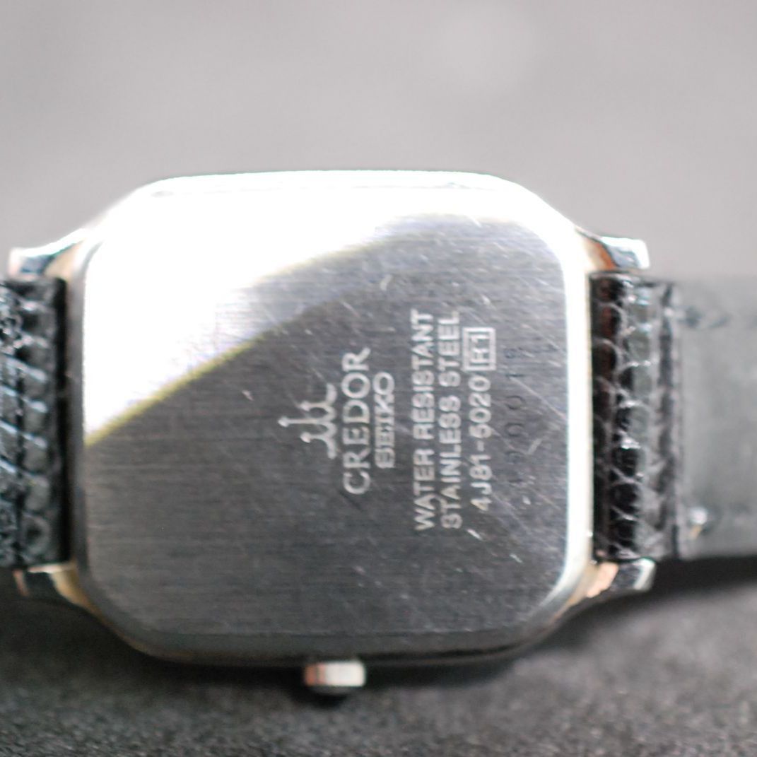 267 【美品 新品電池】Vintage SEIKO CREDOR セイコー 4J81-5020