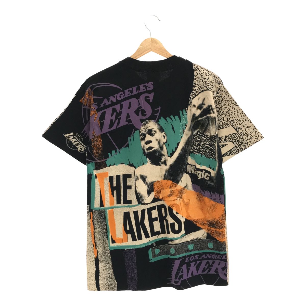 90's USA製 NBA マジックジョンソン Tシャツ Lサイズ - メルカリShops