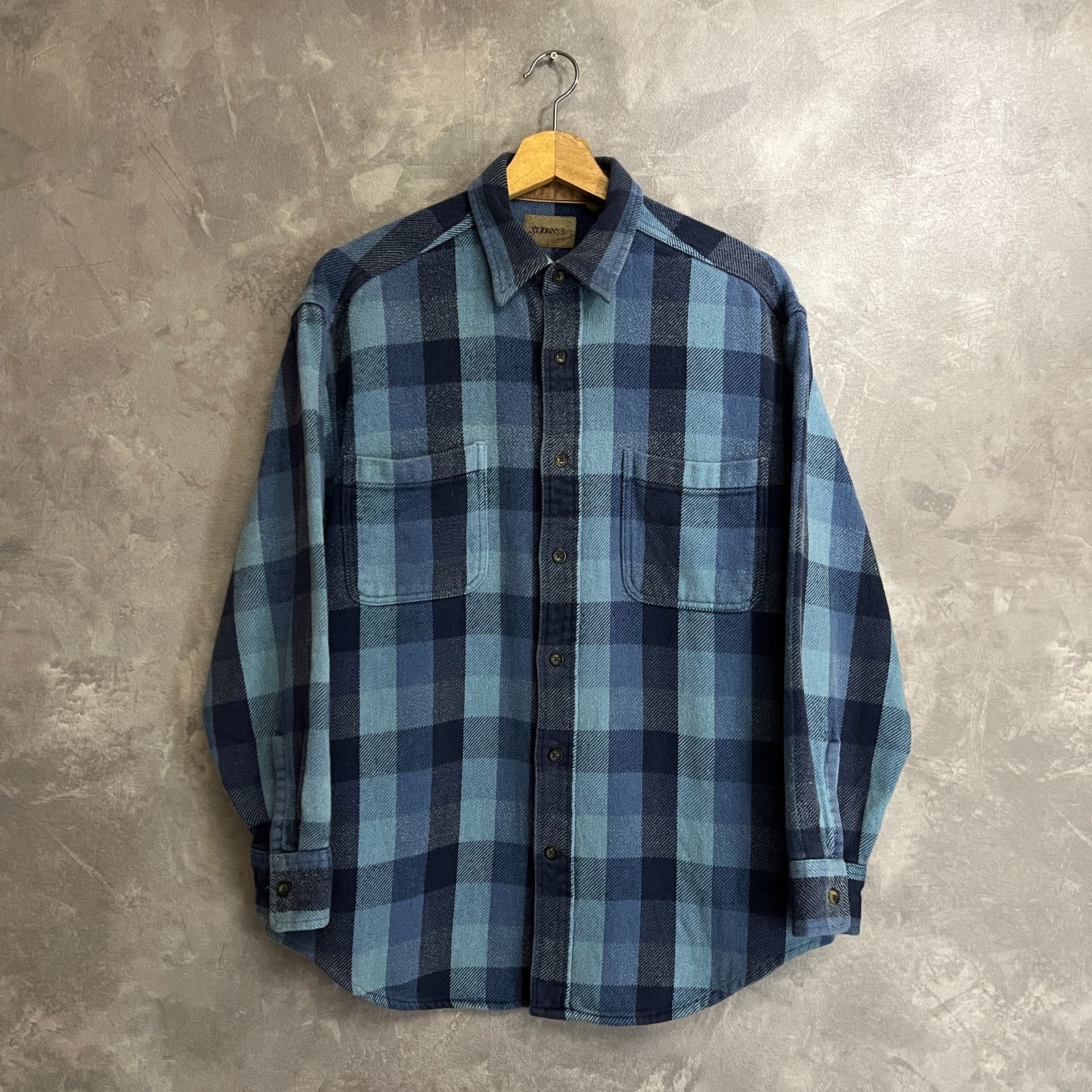 ST.JOHN'S BAY ネルシャツ チェック柄 サイズM - メルカリ