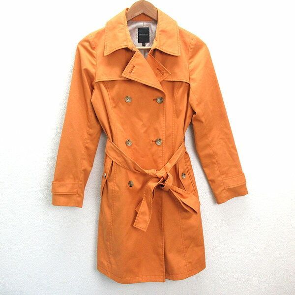 kビームス/BEAMS HEART トレンチコート/ベーシック【1】橙/LADIES102【中古】
