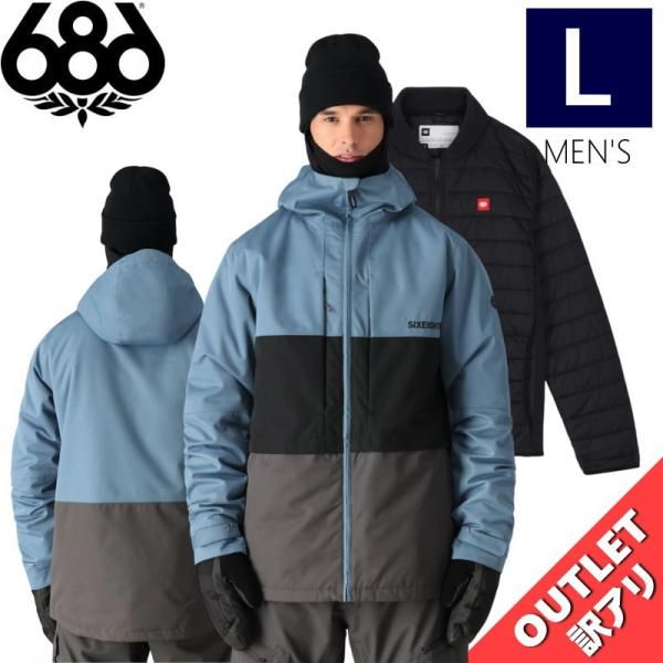 新品未使用＊686 ウィンタースポーツ用スノーボードジャケット ダークブルー 686 シックスエイトシックス DOJO SHELL JACKET ユニセックス