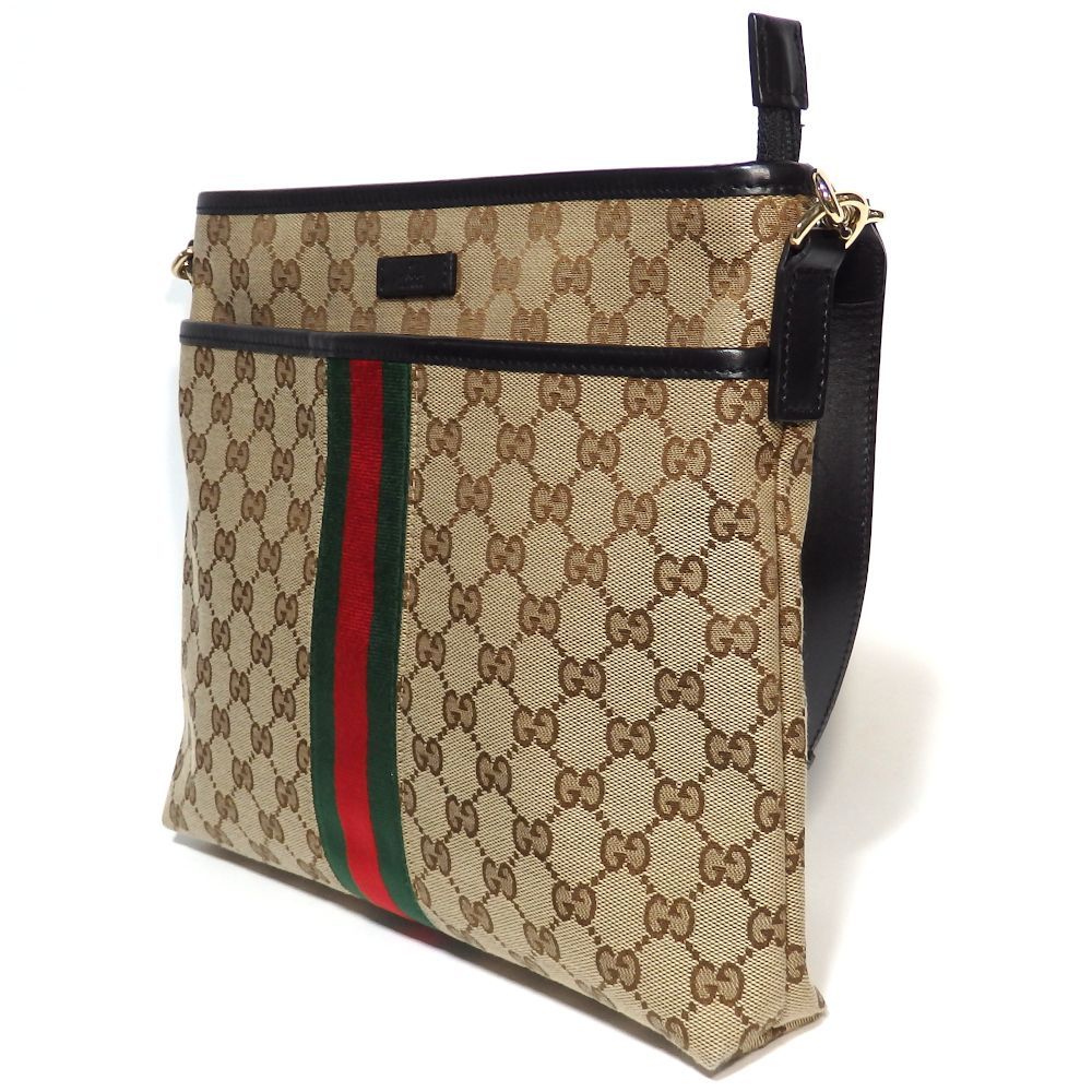 GUCCI】 グッチ GGキャンバス シェリーライン ショルダーバッグ 388926