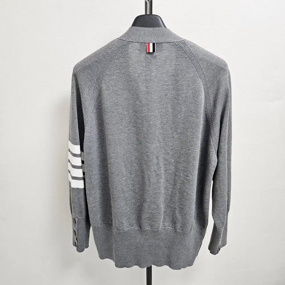 38 トムブラウン FKC 304 A ミラノステッチ ラグラン カーディガン グレー