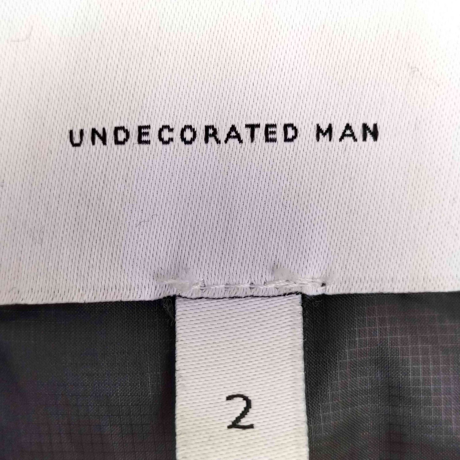 UNDECORATED MAN フリースベスト サイズ2 UNDECORATED MAN フリースベスト サイズ2