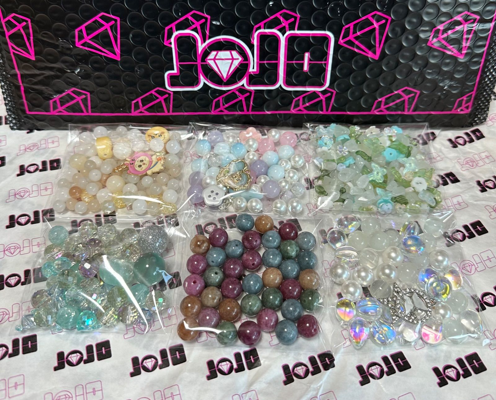 diy jojoビーズ 等 まとめ売り お買い得品】JOJO ビーズ まとめ売り ⑧ - メルカリ