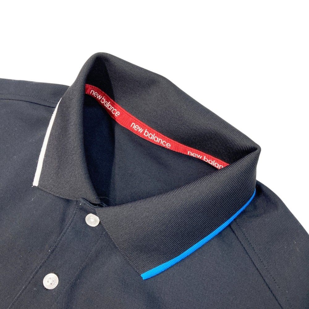 new balance ゴルフ ポロシャツ サイズ6 ブラック New Balance ゴルフ