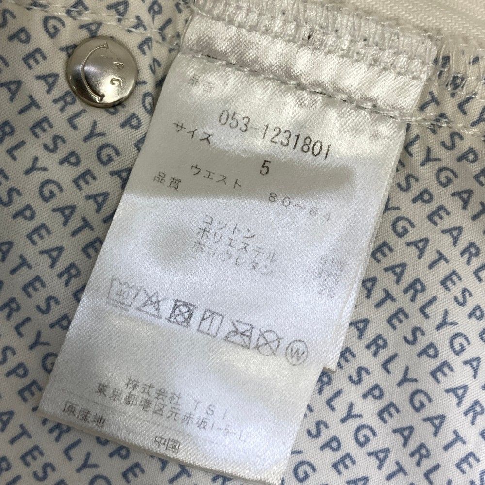 サイズ：5 PEARLY GATES パーリーゲイツ ストレッチパンツ