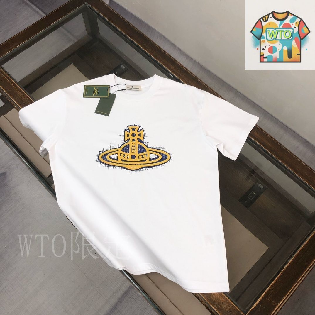 22新作★vivienne westwood★プラネット 半袖Tシャツ/男女兼用 org.jpg