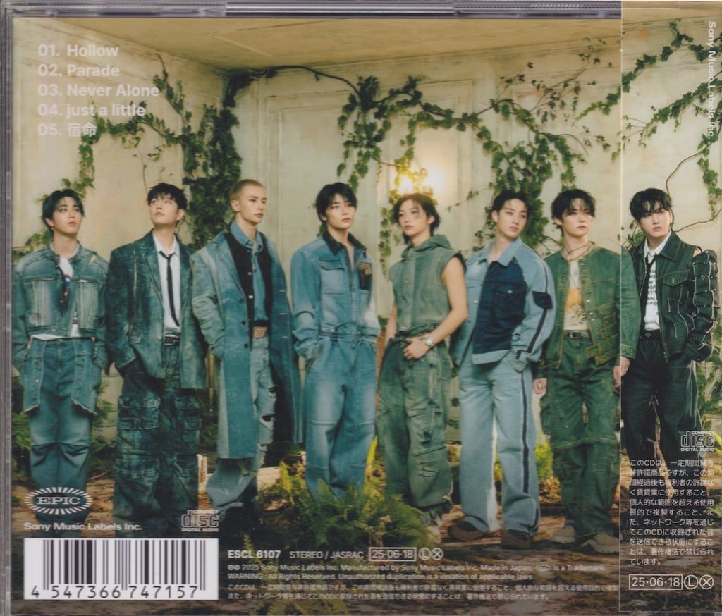straykids Hollow 通常盤 4枚セット Hollow [Set of all 4 types] StrayKids JAPAN FC Limited CD