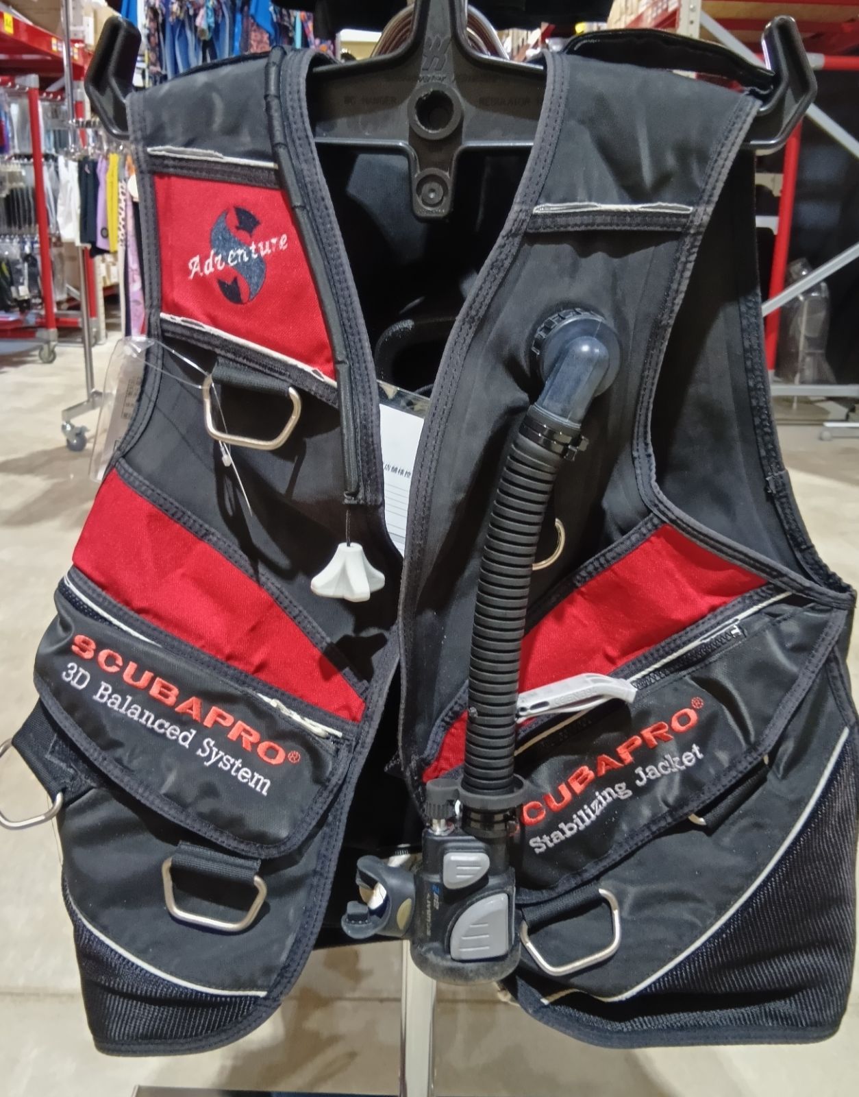 スキューバプロ アドベンチャー BCD Mサイズ Air2装備