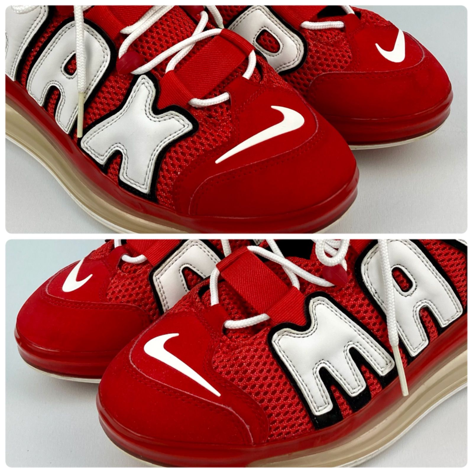 レア】Nike ナイキ エアモアアップテンポ 720 CJ3662-600 27.5cm 赤 
