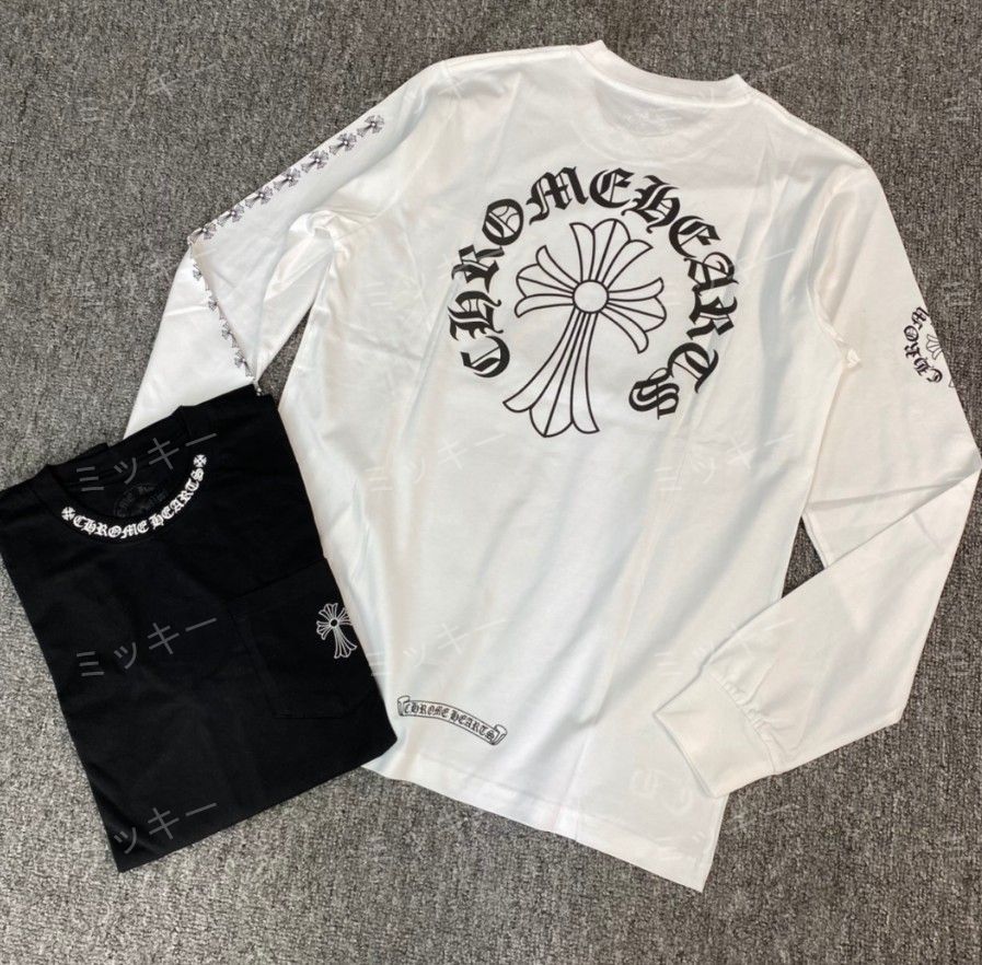 大人気 Chrome Hearts クロムハーツ Tシャツ長袖トレーナー男女兼用 2 