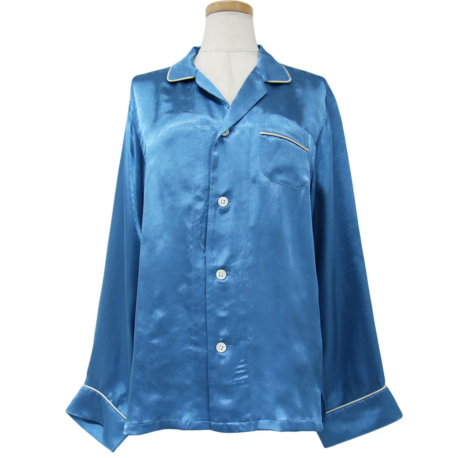 美品 dahlia ダリア シャツ ブラウス 24SS ブルー サイズ:FREE 