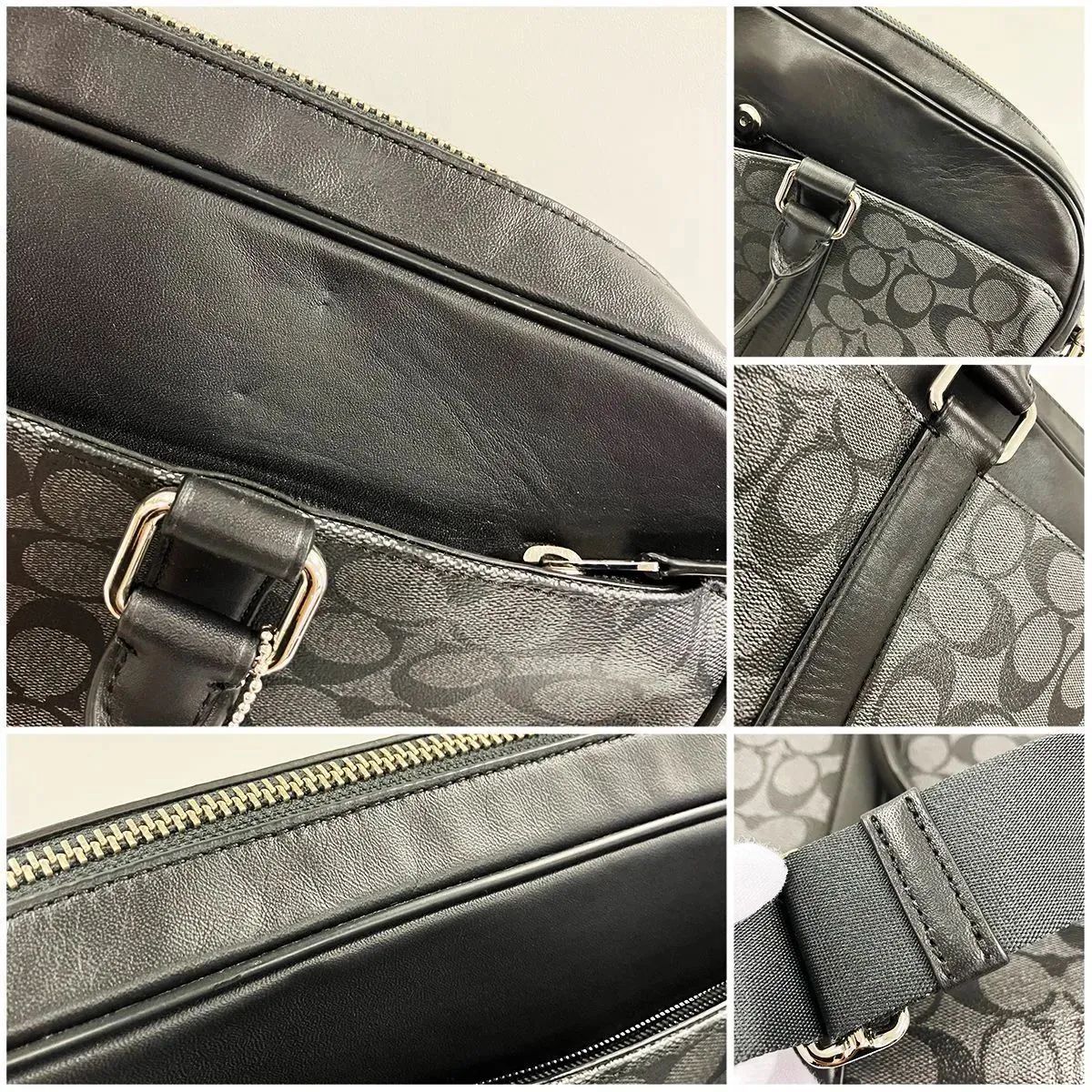 COACH コーチ シグネチャー 2way ビジネスバッグ トートバッグ
