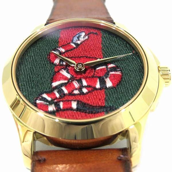 グッチ GUCCI Gタイムレス スネーク 126.4 YA126483 クォーツ