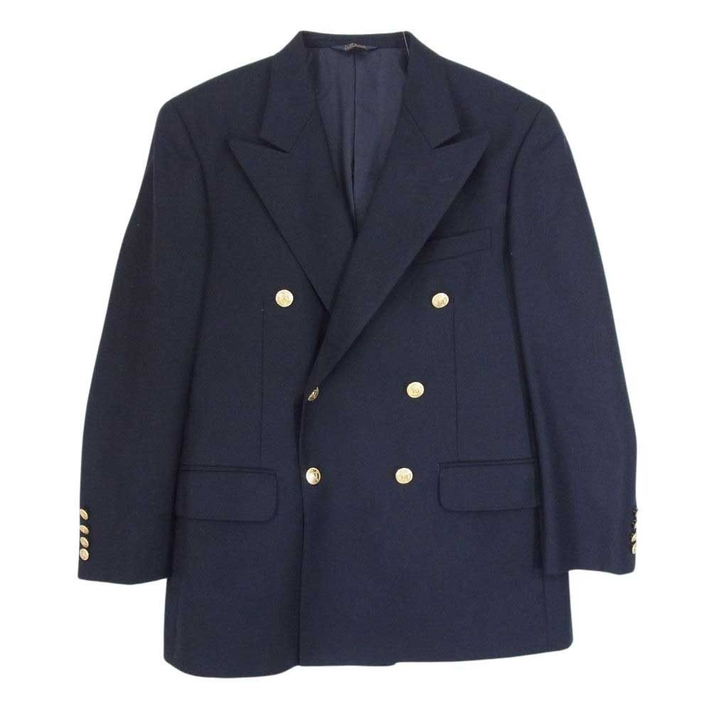 チャップス ラルフローレン CHAPS RALPH LAUREN 紺 ブレザー ウール