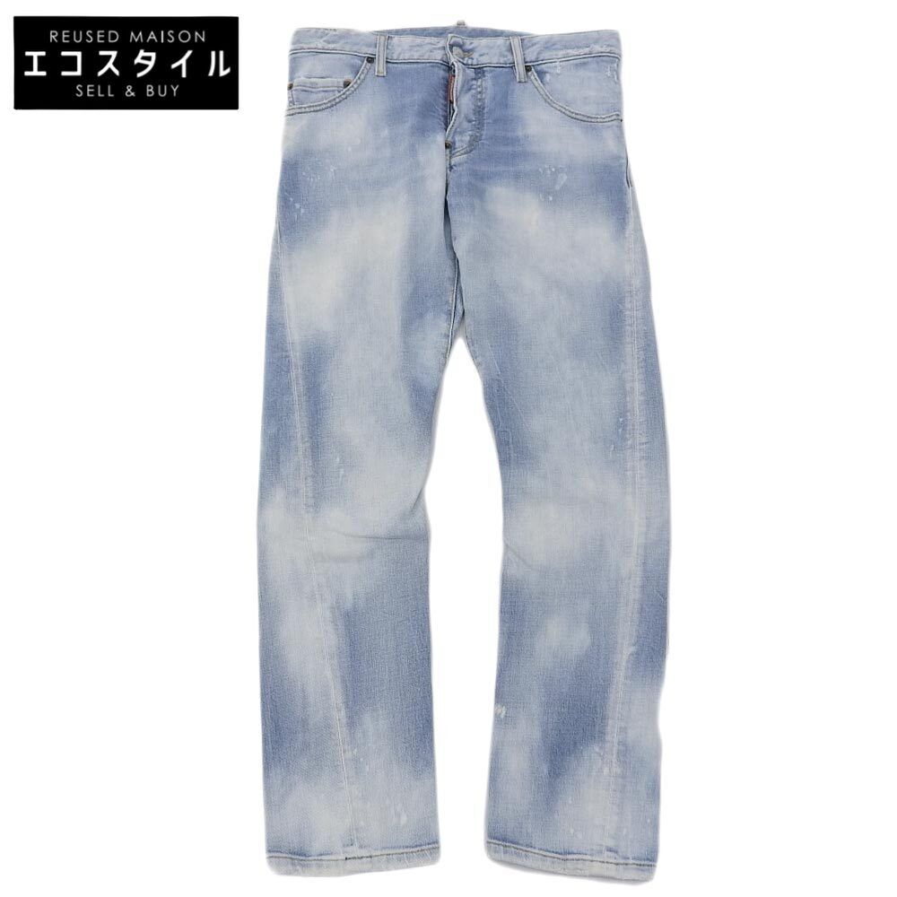 DSQUARED2 ディースクエアード DSQUARED2 ディースクエアード Sexy Twist jean デニムパンツ ボトムス レディース  サックスブルー 42 S74LB1064 22年製 42 - メルカリ