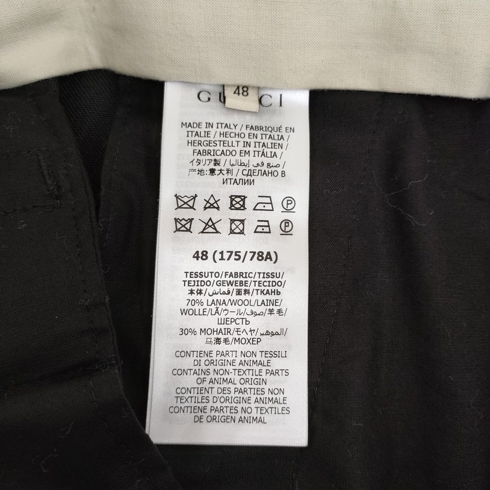 GUCCI パナマウール モヘア スラックス サイズ48 672086 Z6724 パンツ  