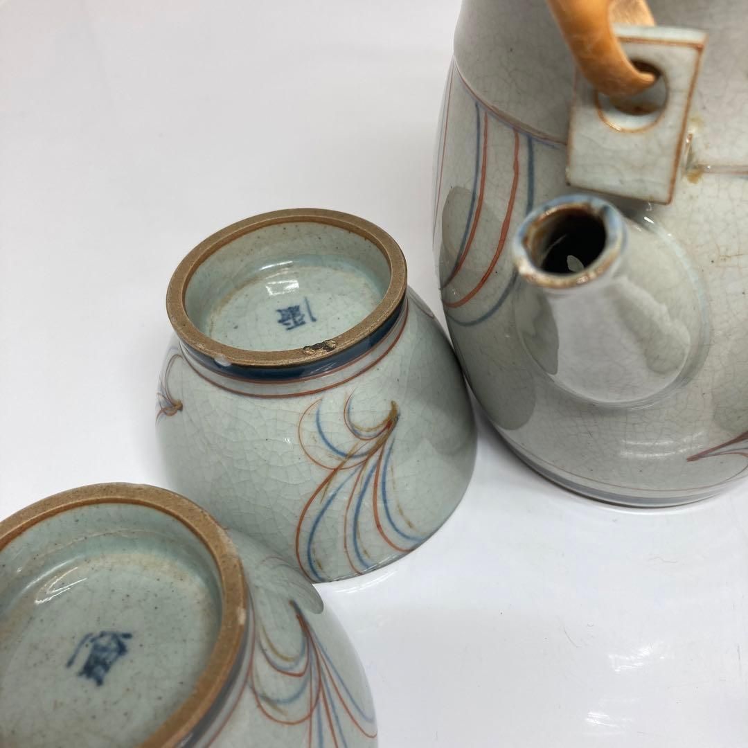 ・文化勲章　楠部彌弌造　番茶器セット　共箱　東K5-0805①タウサ 文化勲章 楠部彌弌造 番茶器セット 共箱 東K5-0805①タウサ