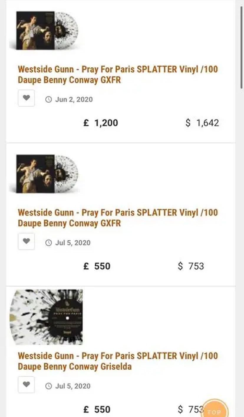Griselda Westside Gunn Pray for Paris LP メルカリShops