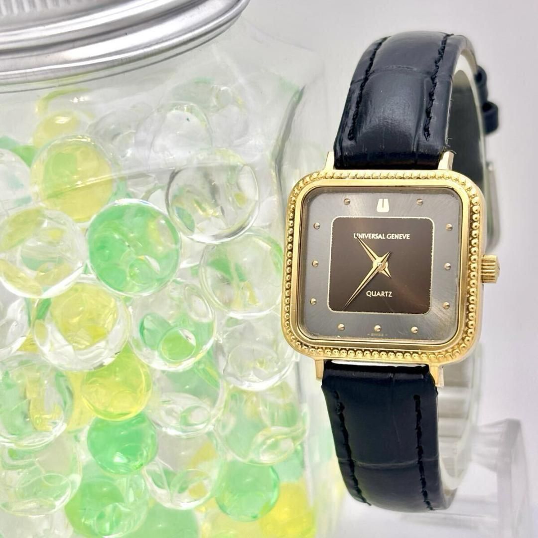 新品電池】UNIVERSAL GENEVE ユニバーサルジュネーブ レディース