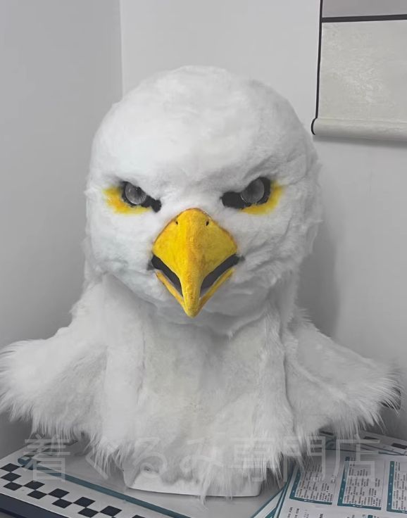 ケモノ 着ぐるみ（ヘッドのみ） 着ぐるみヘッド 鳥 鷹 全頭ヘッド ケモノ ファースーツ ぬいぐるみ