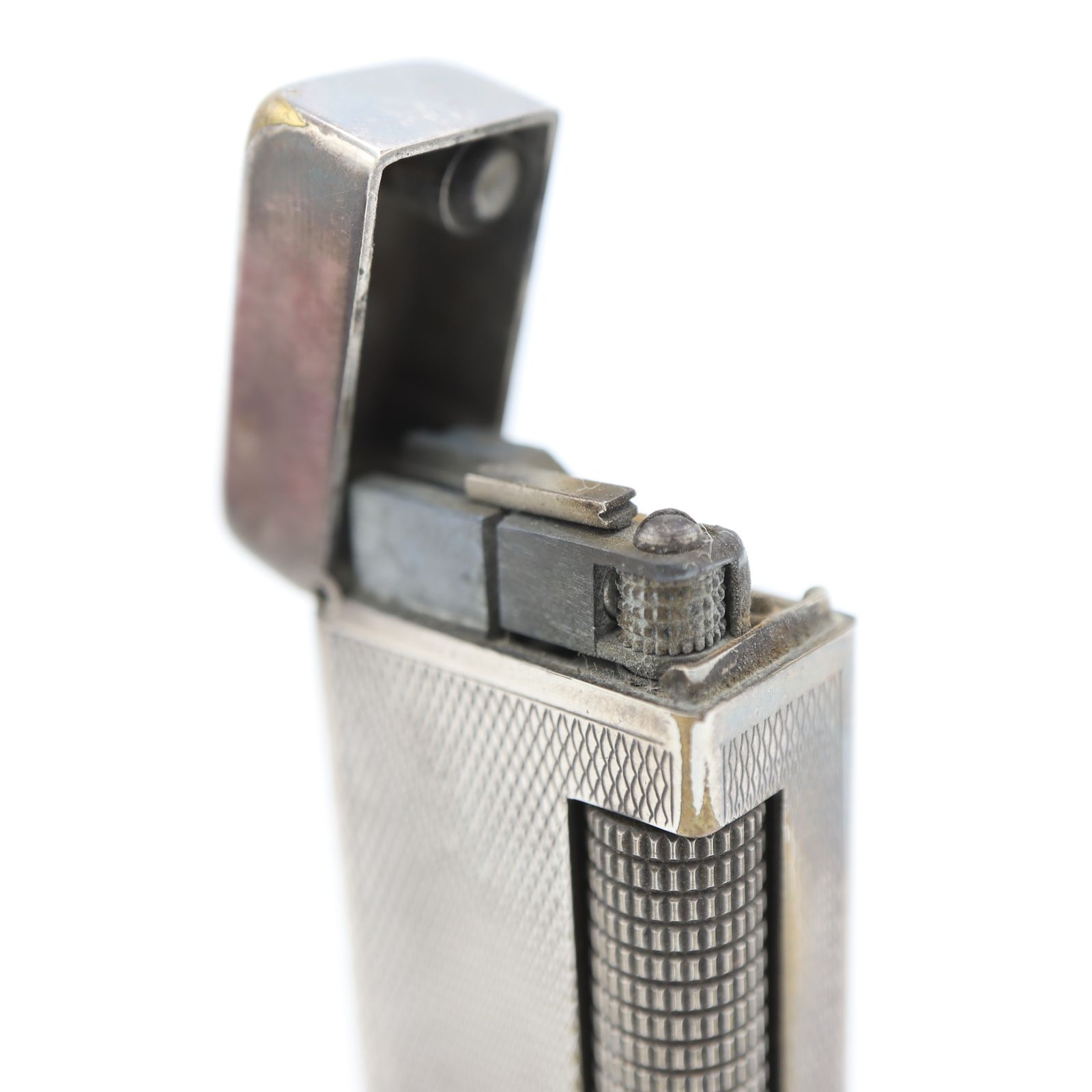 ダンヒル ガスライター 24163 シルバーカラー 動作未確認 箱付き