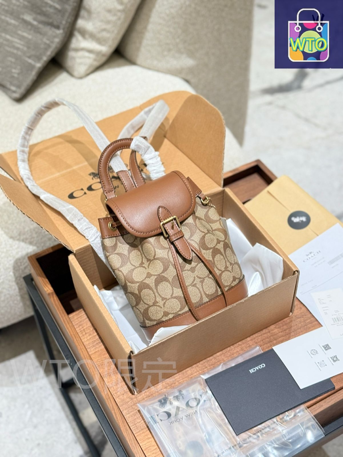 今日 COACH Harper Mini Backpack - コーチ ハーパー ミニ バックパック-WTO輸入1