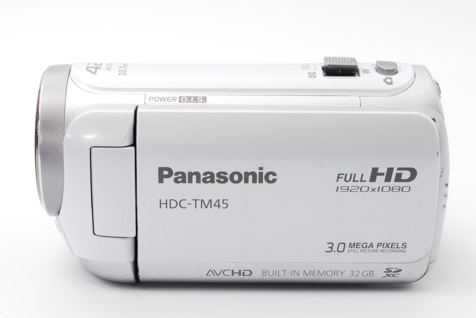 Panasonic ビデオカメラ HDC-TM45-W ホワイト - ビデオカメラ