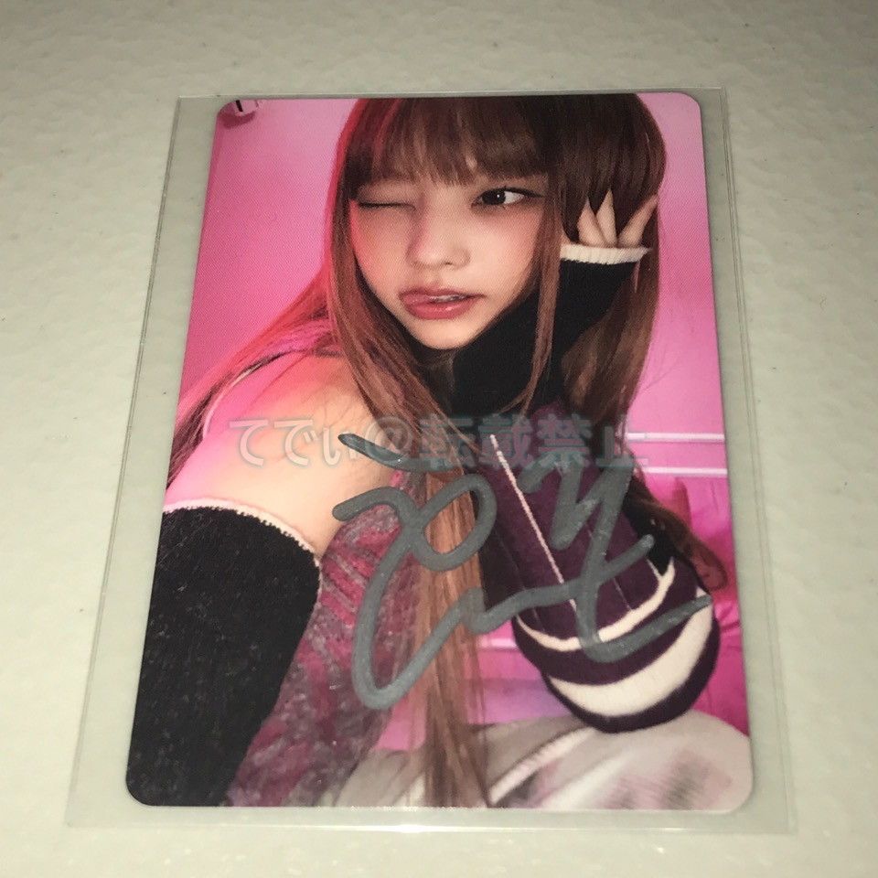 blackpink リサ サイン 直筆 公式トレカ