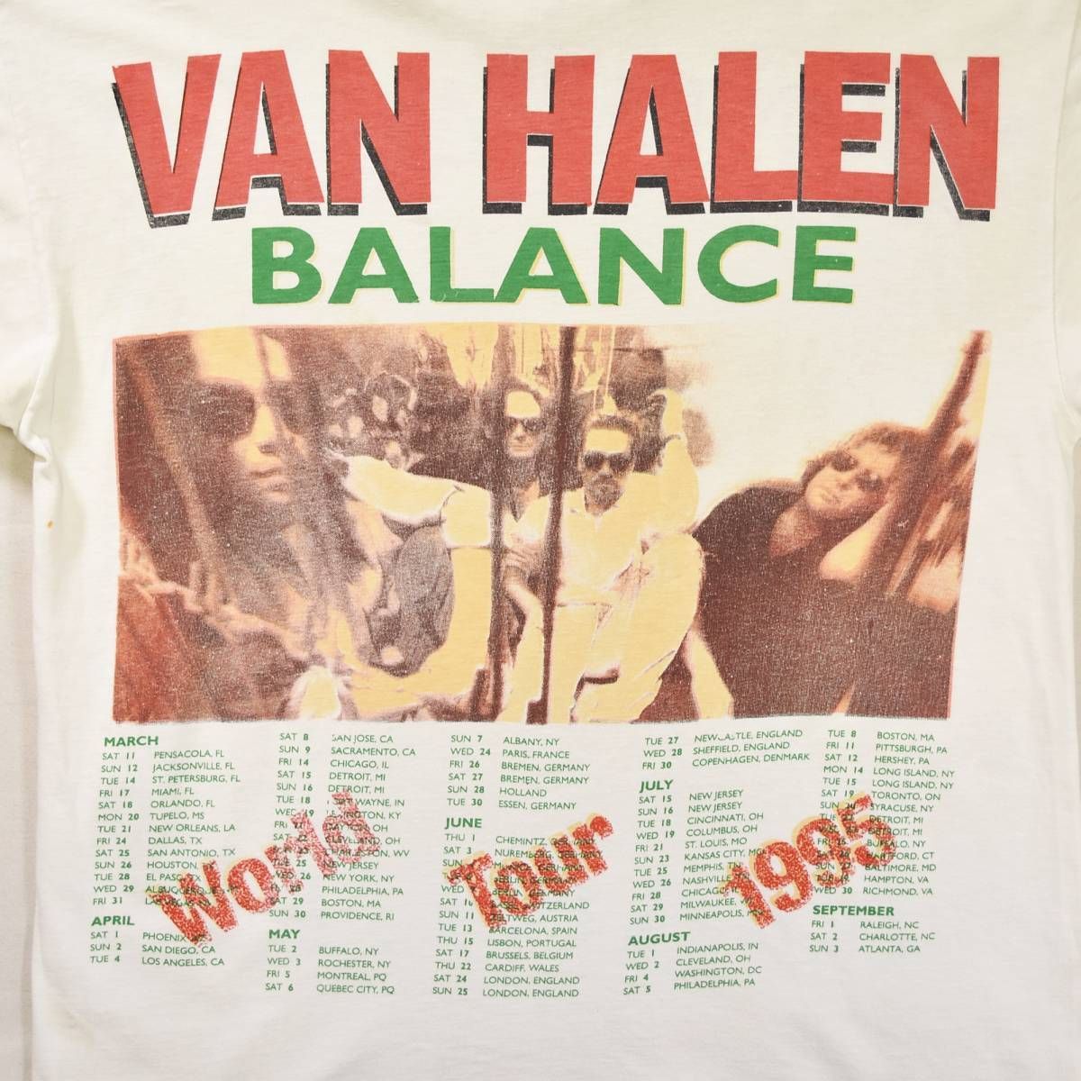 入手困難】 90sヴィンテージ ヴァンヘイレン VAN HALEN 1995 BALANCE 