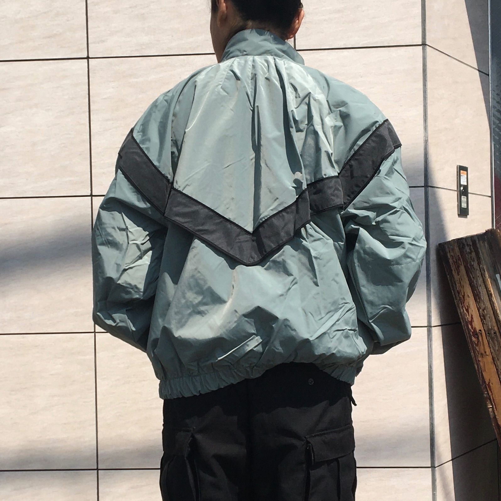 【US ARMY】IPFU Training Jacket アメリカ陸軍 フィジカルトレーニング用 初期モデル ナイロンジャケット ミリタリー◆Size:US-XL-S