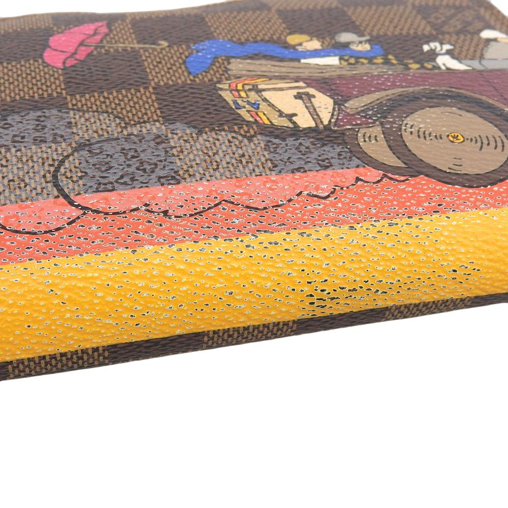 【本物保証】 希少 レア 箱・布袋付 ルイヴィトン LOUIS VUITTON ダミエ イヴァシオン ジッピーウォレット イリュストレ N61240 '15X'mas 本物保証】 希少 レア 箱・布袋付 ルイヴィトン LOUIS VUITTON ダミエ