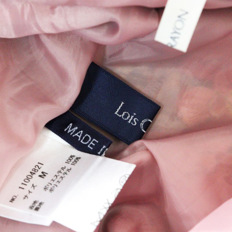 美品 人気アイテム ロイスクレヨン Lois CRAYON フラワープリント  