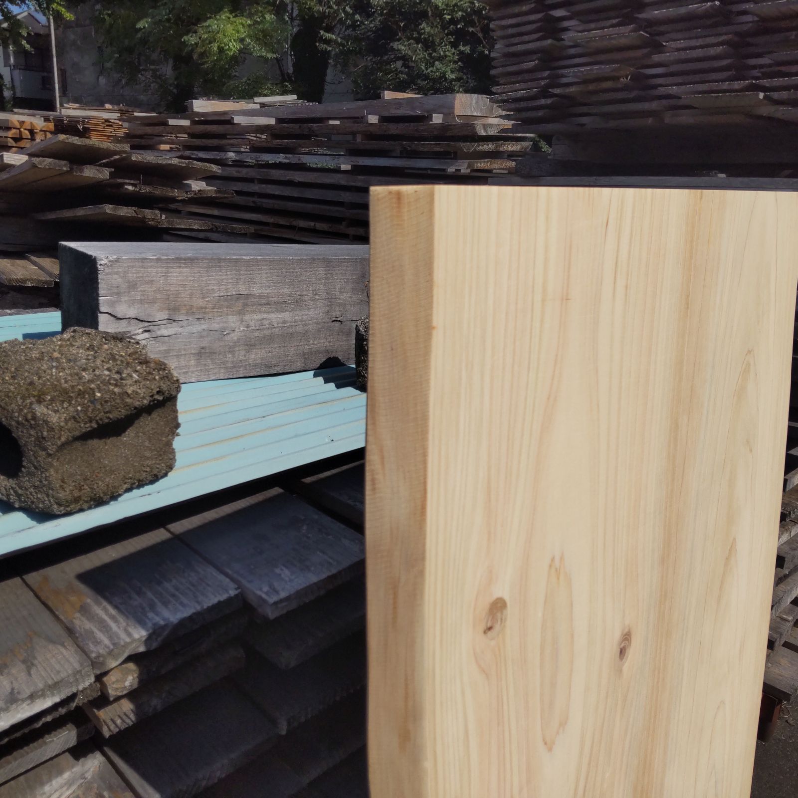  檜 ひのき 幅剥ぎ板 136 cm×66〜73 cm×27 mm 木材 材料 資材