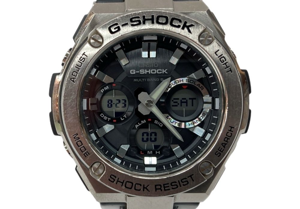 G-SHOCK 腕時計(デジタル) ブラック電波ソーラー最終値下げでござい