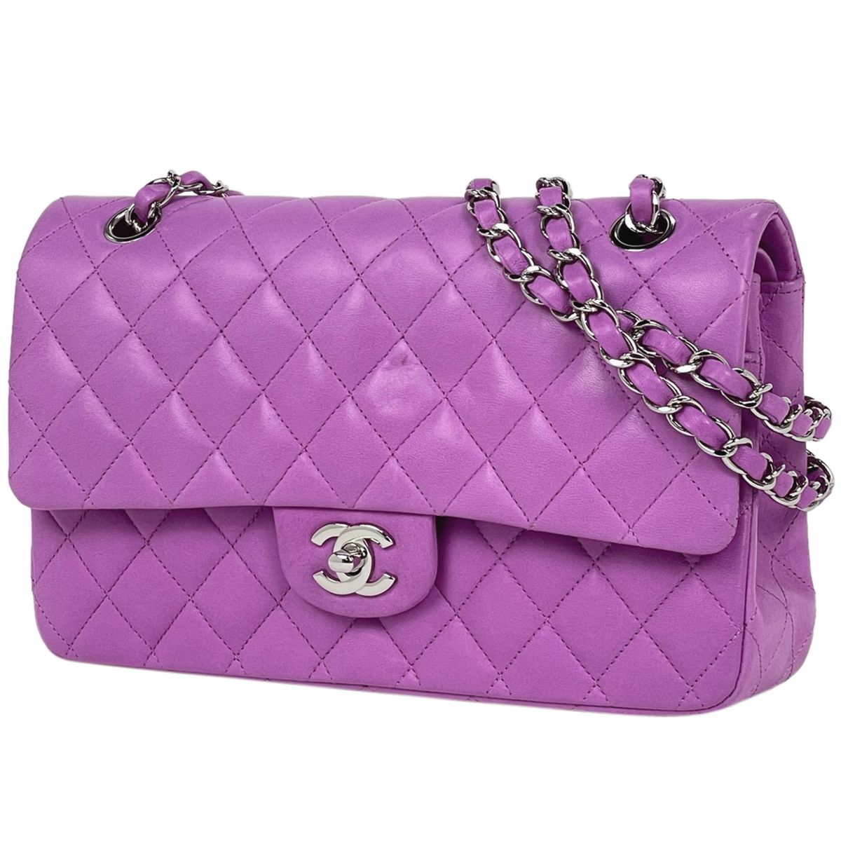 シャネル CHANEL マトラッセ Wフラップ チェーン ショルダーバッグ  