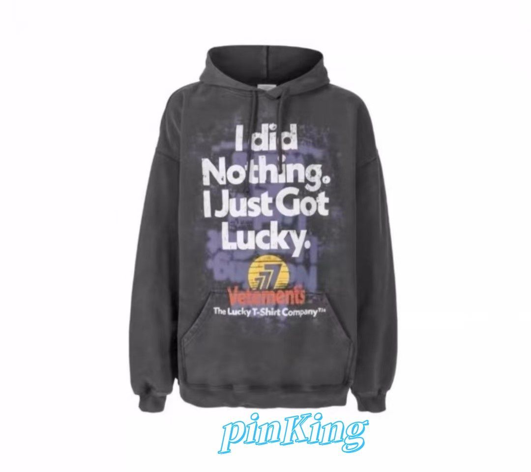VETEMENTS ヴェトモン 22AW I Got Lucky Hoodie プルオーバーパーカー