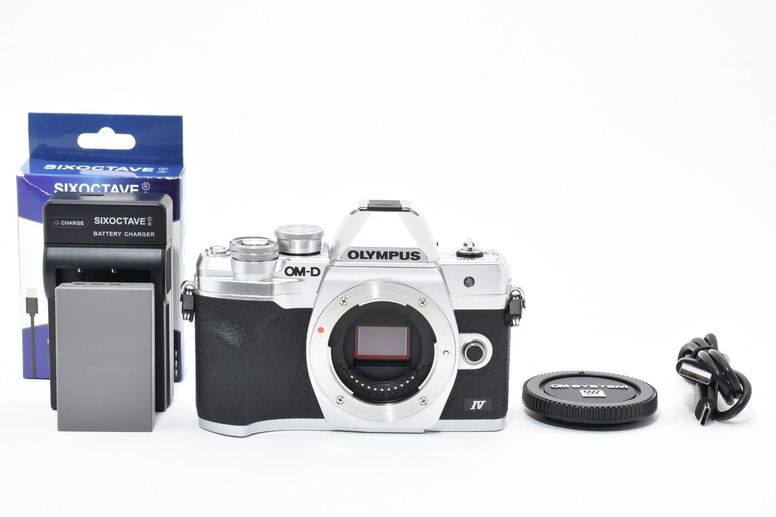 上品 オリンパス OLYMPUS OM-D E-M10 Mark IV ボディ シルバー ショット数 12833回 LL548 5678