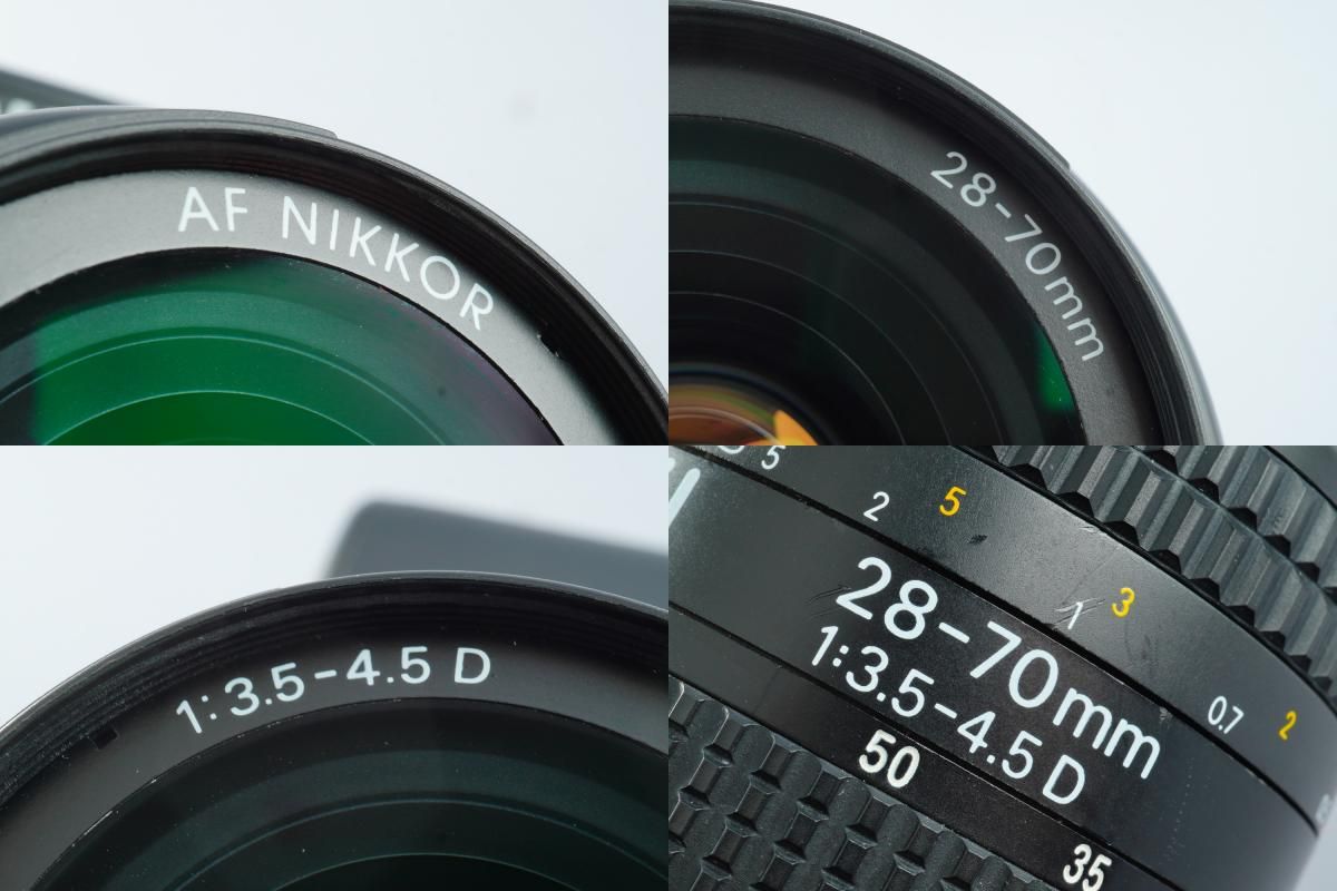 Nikon ニコン F70 (N70) + AF NIKKOR 28-70mm F/3.5-4.5 D AF フィルム