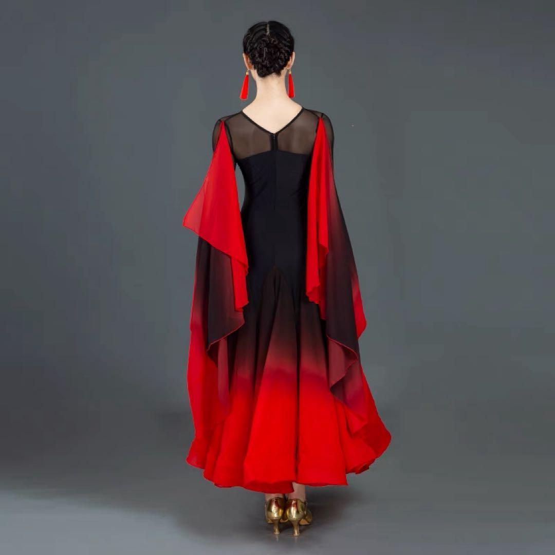 豪華衣装✨スタンダードドレス✨競技会・デモ・発表会にオススメ！ 楽天市場】社交ダンスドレス フロート 上品 スタンダード ドレス